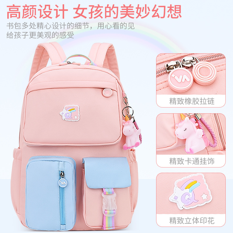 Nuevas mochilas escolares para niñas 1236 grados niñas de gran capacidad mochila de hombro para niños ligeros