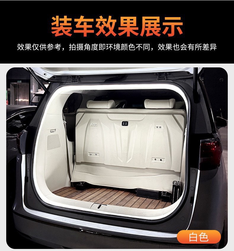 Universal Rear Trunk Light for All Car Models, Suv and Sedan Trunk Lighting, Ambient Light, Automatic Sensing Led Camping Light