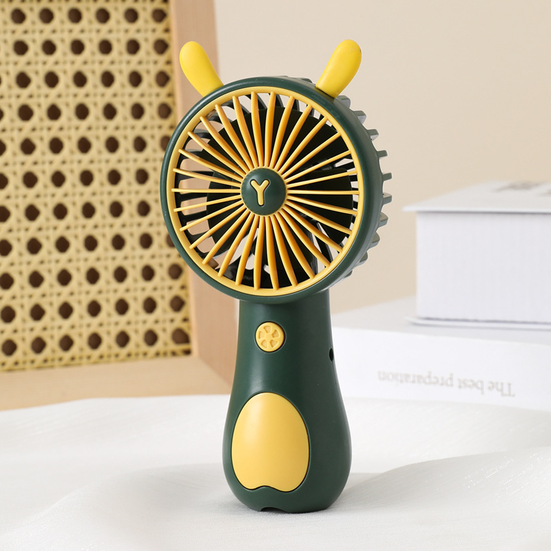 小型ファン卸売ポータブルハンドヘルド USB ミニ漫画充電学生広告小型ファン工場印刷ロゴ|undefined