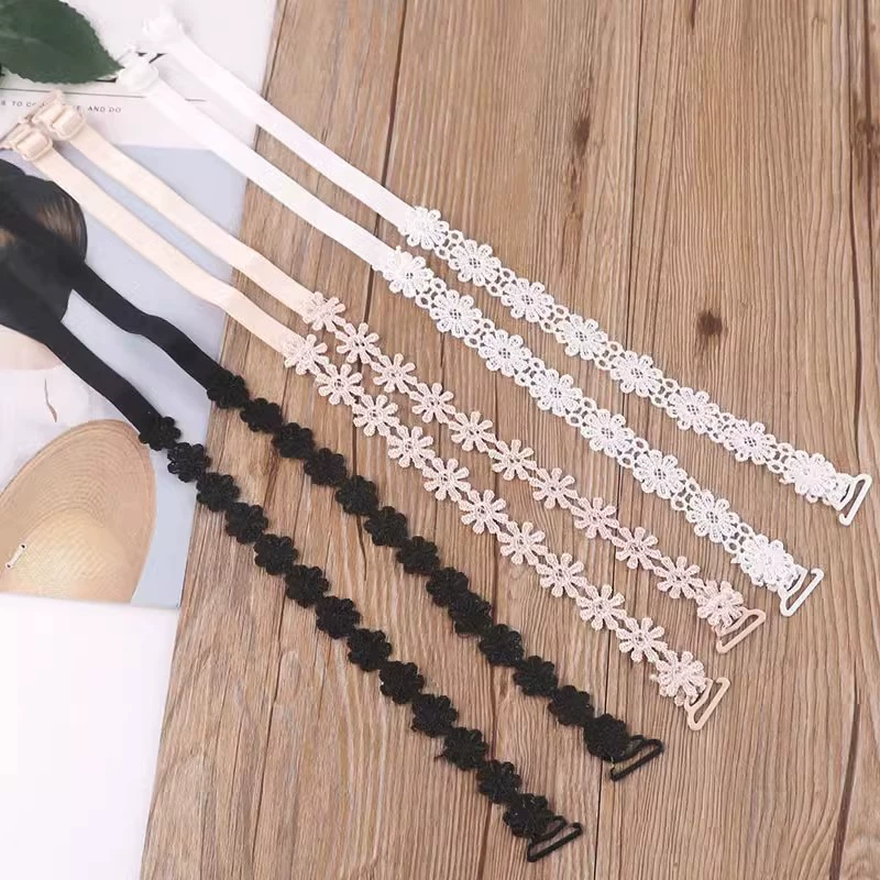 Кружевной бюстгальтер с открытыми бретелями, невидимый интимный кружевной бюстгальтер со съемными противоскользящими регулируемыми кружевными бретелями, сексуальная красота