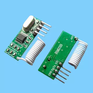 安防报警低成本433M315M4pin5伏超小体积超外差无线接收模块
