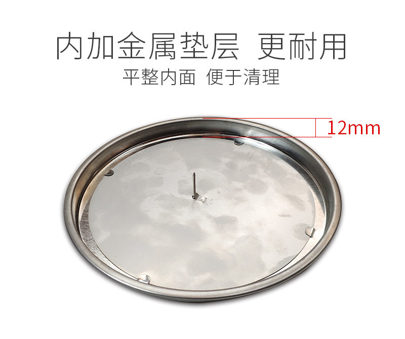 Stainless Steel Moxa Stick Tray Holder Moxibustion Base for Moxa Rolls and Cones Warming Tool quality and texture