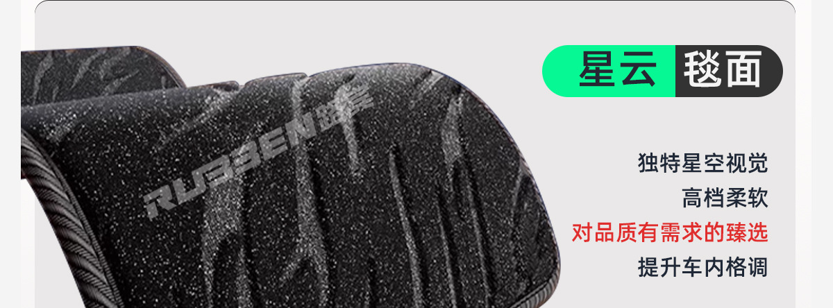 Suitable for Geely Star Wish Special Car TPE Foot Pad Original Car Interior with Color Double Layer Foot Pad a generation of delivery