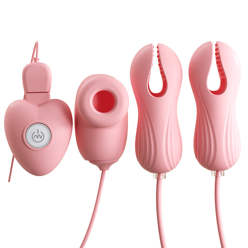 Cable Heart Yue Peck Clips masajeador de pecho femenino masturbación juguetes sexuales artículos para adultos al por mayor
