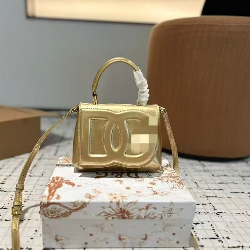 25 Years of Popular Sicilian Cross-Border Genuine Leather Bag for Women, Versatile Crossbody Bag, Fashionable Handbag, Small Square Bag, Gift Box