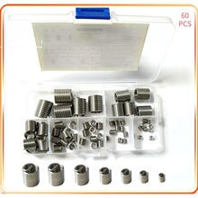 304不锈钢细牙螺丝套钢丝螺套螺纹保护套钢套牙套 M3-M12  2D