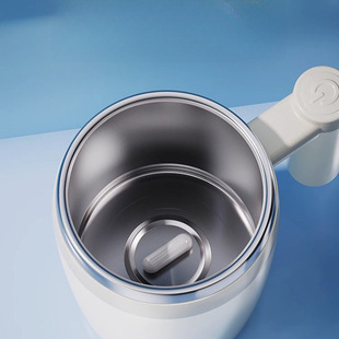 Full-automatic mixing cup electric magnetic rotating cup charging 304 coffee cup insulation magnetic Qin Xuan