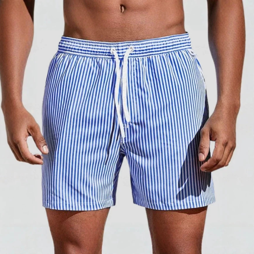 26 European and American cross-border 3D digital printed men's casual shorts, men's striped shorts, AliExpress, Amazon, eBay
