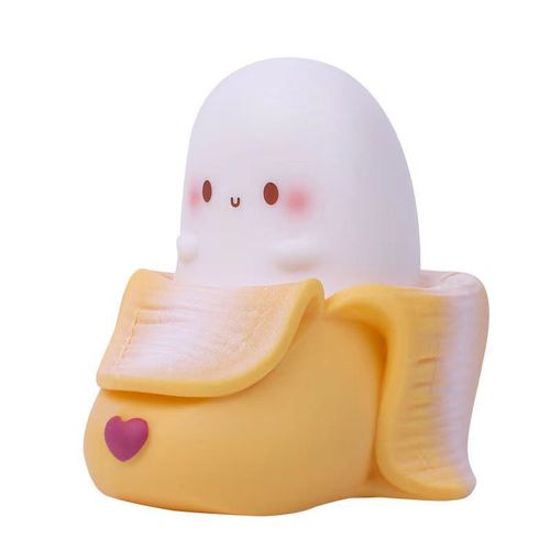 Hollywood banana cartoon night light for creative girl's bedroom bedside lamp, a meaningful gift for classmates' graduation