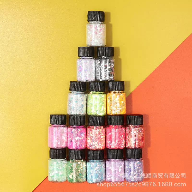 批发妖精之瞳混合亮片流沙填充物闪粉d手工iy水晶滴胶金葱粉1kg装