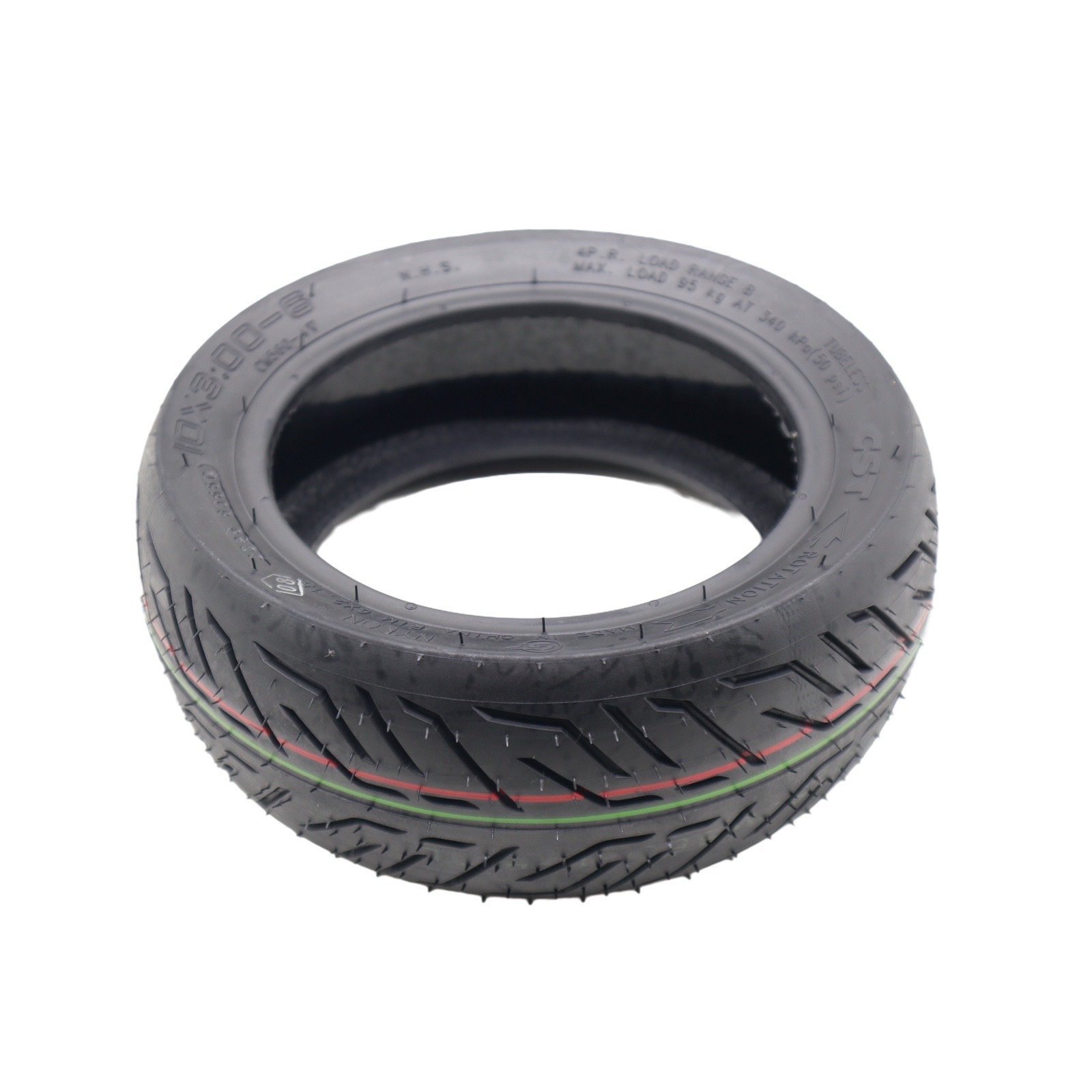 Zhengxin Cst10X3.00-6 Vacuum Tire 10-Inch 3.00-6 Electric Scooter Thickened Self-Repairing Vacuum Tire