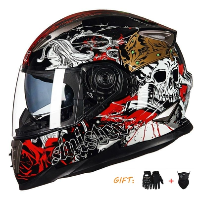 Universal – Double Visor Anti-fog Motosiklet kaskı (dəbilqə)