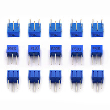 3362P电位器精密可调电阻站立式1M/5/500/2/20/200/100欧姆10K50K