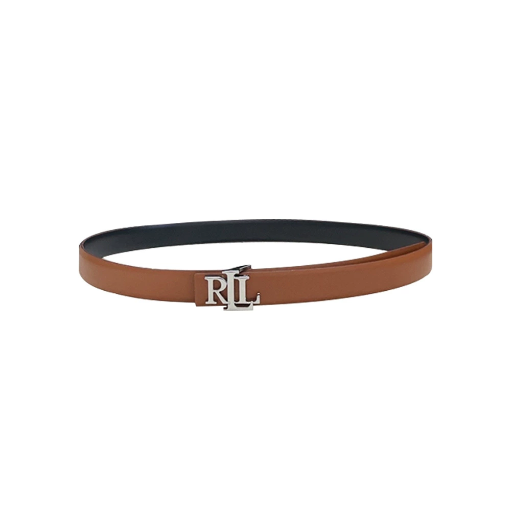 Fashionable universal double-sided belt with letters, European style, 2.5cm