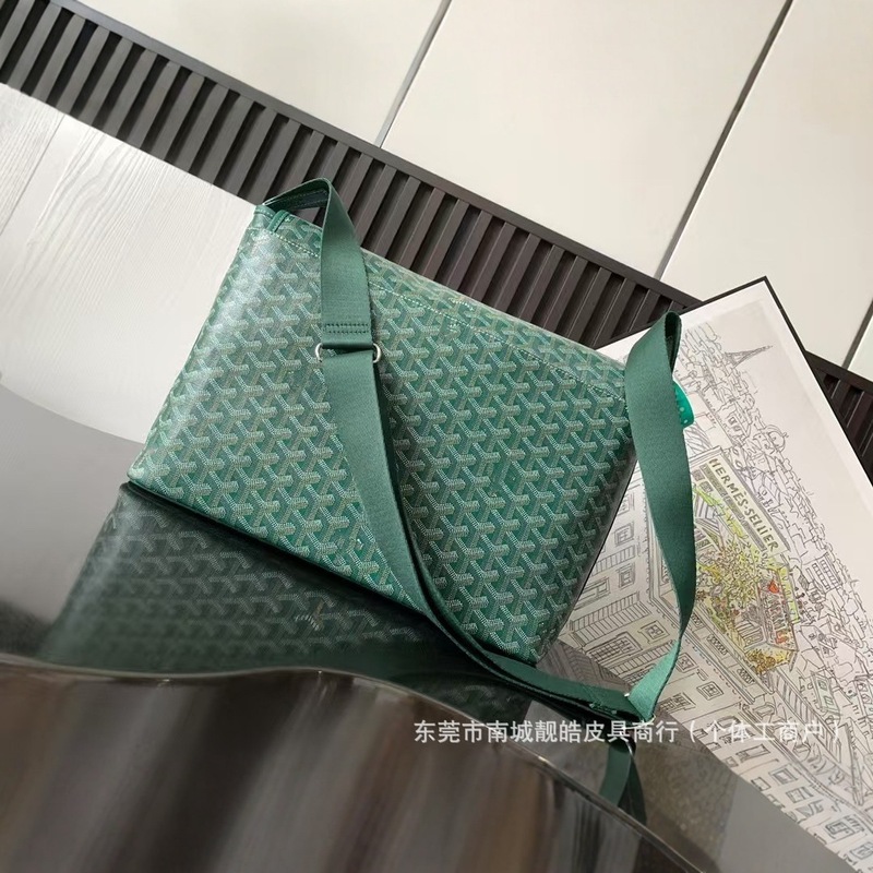 外贸原单斜挎包男包狗牙老花单肩邮差包翻盖公文包背包防盗轻便|undefined