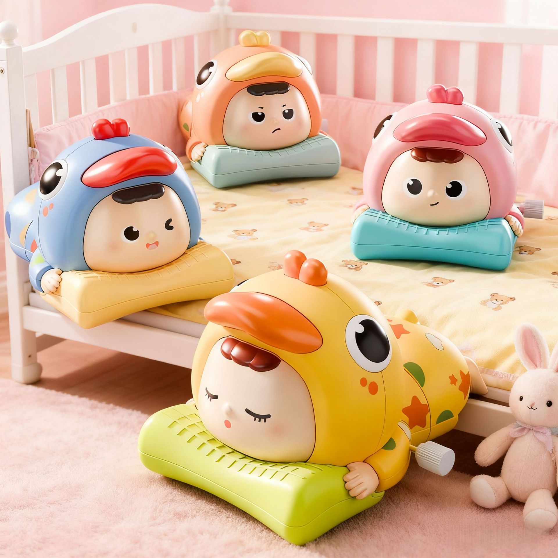 Cross-Border Popular Baby Toys, Crawling Baby, Winding up Baby, Raising Head to Learn Crawling Ornaments, High-Quality Doll Machine Wholesale