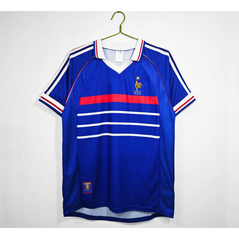 Colección de fútbol retro popular Argentina Alemania Inglaterra Brasil Copa Mundial de fútbol de manga corta