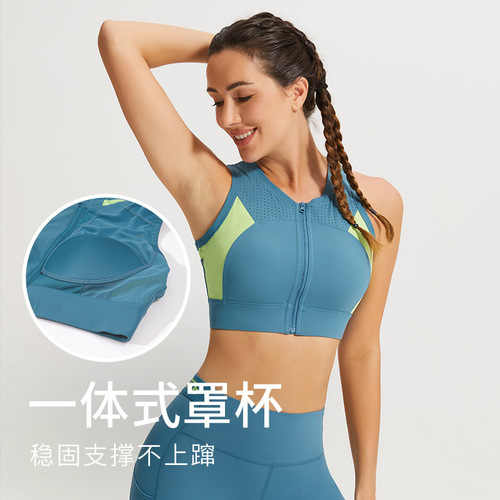 Cross-border sports bras for women, running, marathon, breathable mesh, quick-drying, yoga tops, spandex fitness bras, plus size