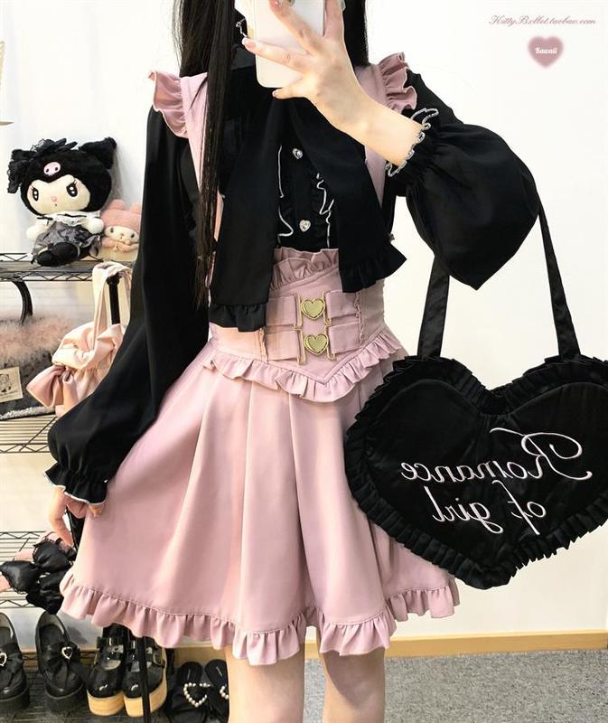 KittyBxllet***【恋爱铃】蕾丝花边双层镂空袖小心机蕾蕾系|undefined
