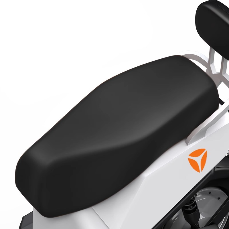 Motocicleta eléctrica cojín cubierta impermeable protección solar Amay Di Tai Bell verde fuente cubierta de asiento de cuero universal en todas las estaciones image 6