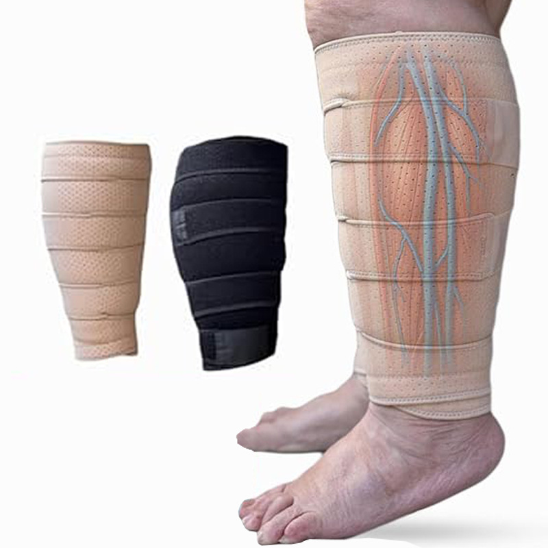 Cross-Border Obesity Varicose Foot Sleeves, Pressure Calf Protection, Strong Pressure Shaping Pressure Vein Socks, Compression Skipping Rope Socks