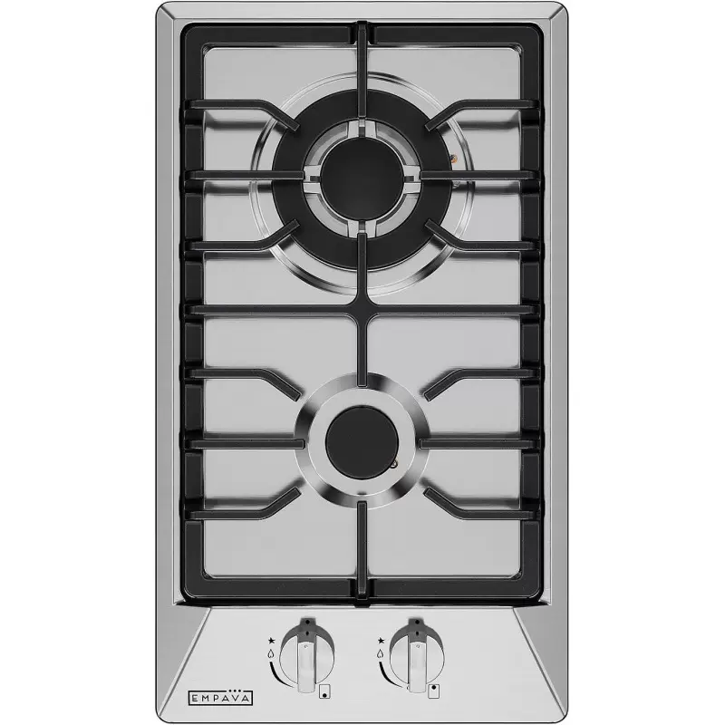 Empava 12 in. Gas Stove Cooktop 2 Italy Sabaf Sealed Burners