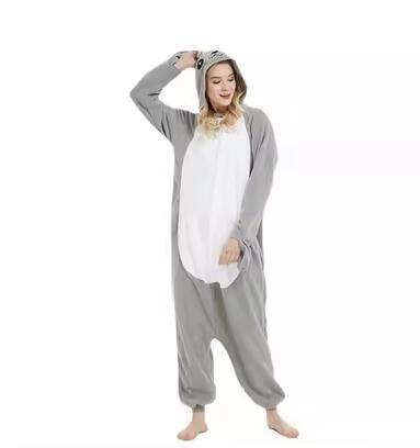 Elfo de mascotas Bao Ke Meng Yibei Azul Elfo de Dibujos Animados de una sola pieza de dibujos animados pijamas estudiante co hombres y mujeres ropa de rendimiento transfronterizo