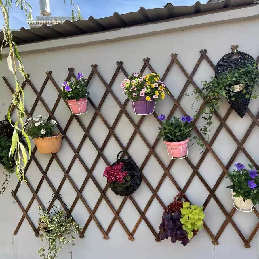 Антикоррозийный деревянный сетчатый забор, садовый забор, деревянный забор, украшение стены, забор, цветочная подставка, балкон, телескопическая рамка для восхождения
