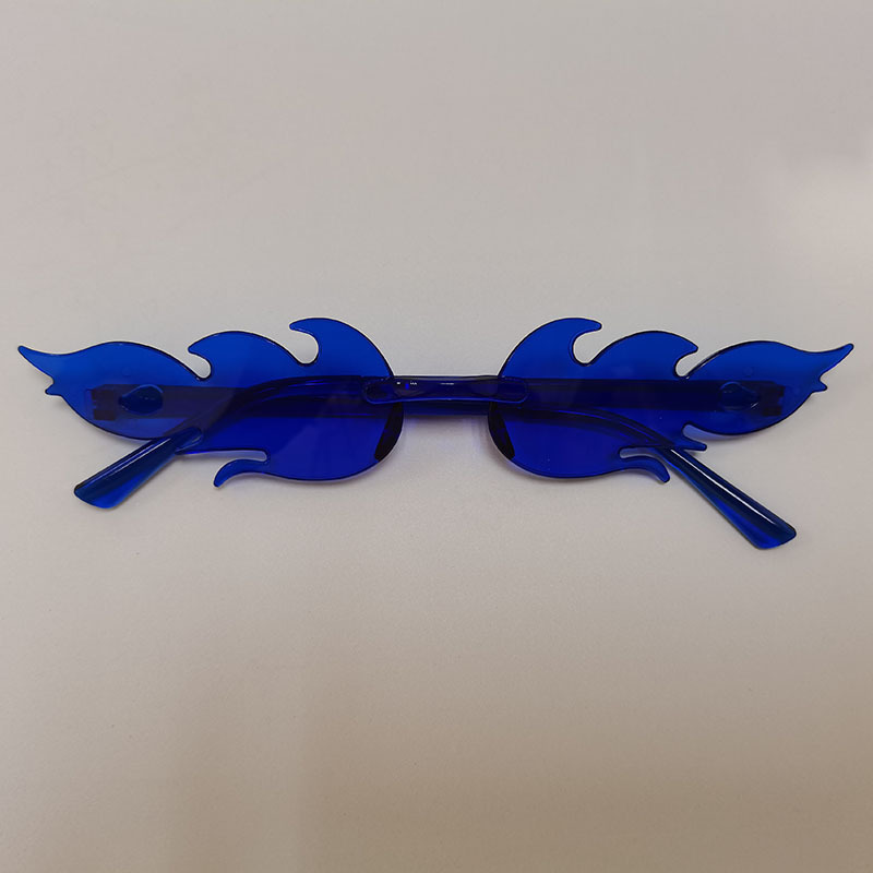 Gafas de sol llama color caramelo para baile y espectáculos