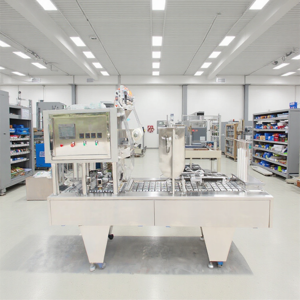 QL-4杯装果冻全自动灌装封口机 星球杯全自动充填封口设备