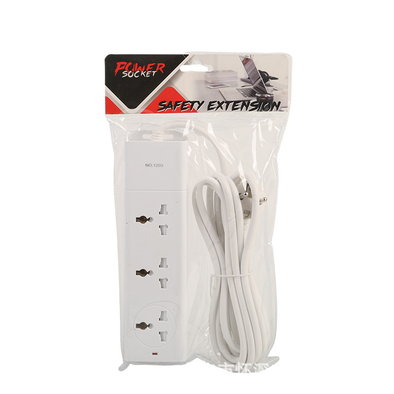 Enchufe rectangular sin interruptor hermoso blanco y negro estándar británico estándar europeo y americano neutral Qatar Arabia Saudita Iraq