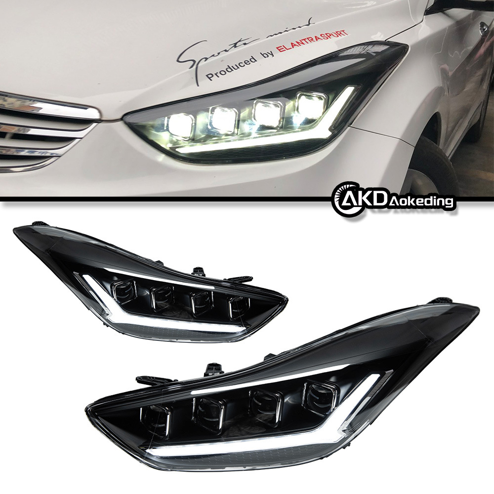 Hyundai Elantra üçün LED ön fara bloku 12-16