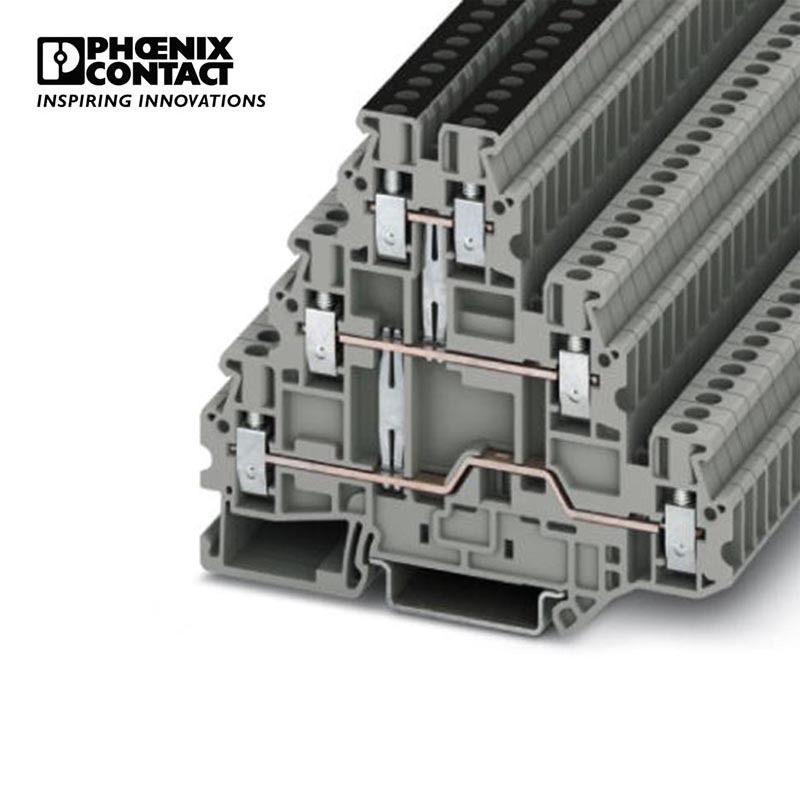 菲尼克斯多层接线端子 - UT 2,5-3PV -3214262-50一包50个