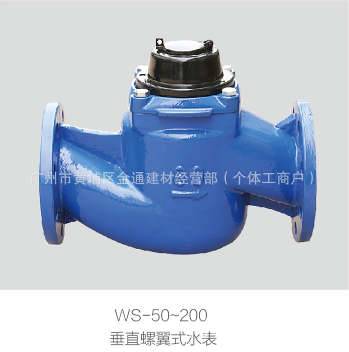高灵敏度水表WS-50/65/80/100/150/200垂直可拆式水表/宽量程机芯