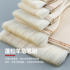 中盛畫材手 扎銅絲底紋刷手繪羊毛刷油畫丙烯水彩板刷牆繪板刷排