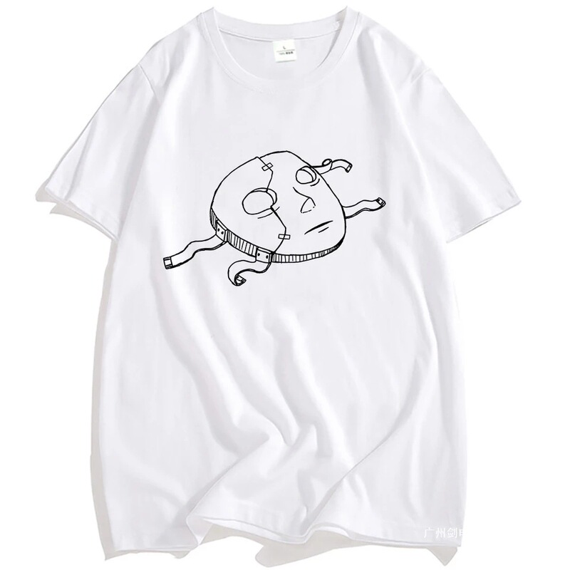 Men's Clothing Hot Game Sally Face T-Shirt Unisex Streetwear Hip-Hop Pattern Printed Clothes Short-Sleeved Summer