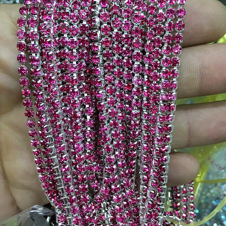 Silver rose red (dyed)