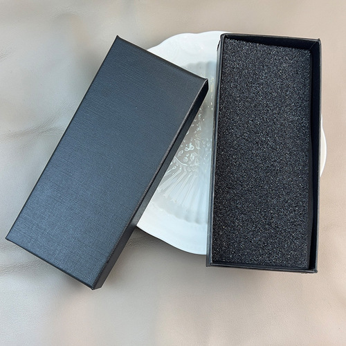 手表礼盒新款盒子简约高档时尚长款印logo礼品包装盒男表盒女表盒