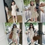 无袖新款女童夏季百褶裙