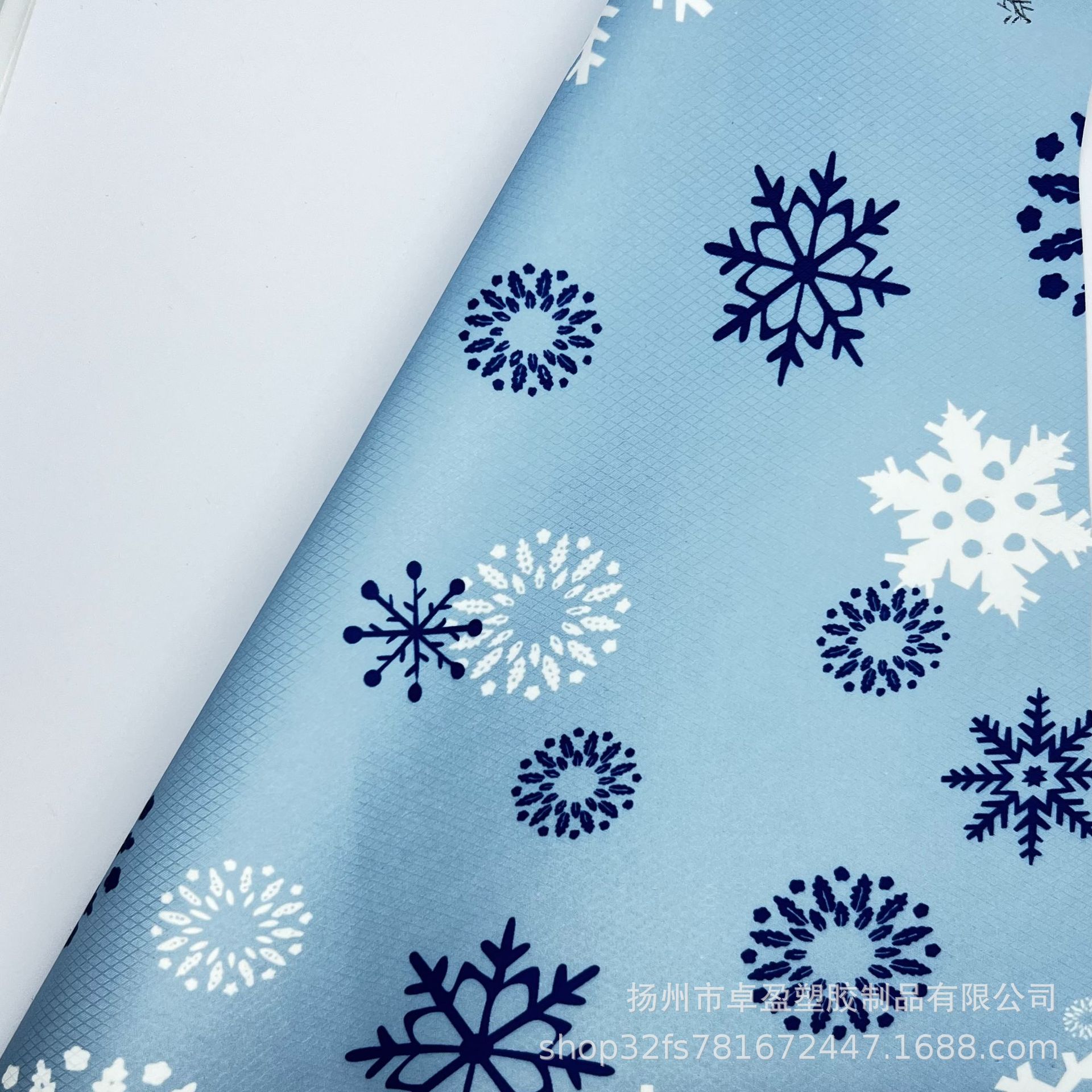 菱形格压延PVC32-34S夏季冰垫注水冰袋宠物盆猫砂盆数码印花布料