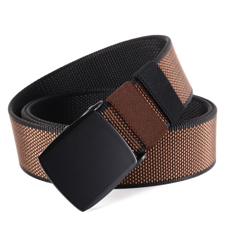 2022 nuevo cinturón de nylon de dos colores de doble cara para hombres y mujeres neutrales casuales pantalones de todos los partidos cinturón de moda juvenil al por mayor