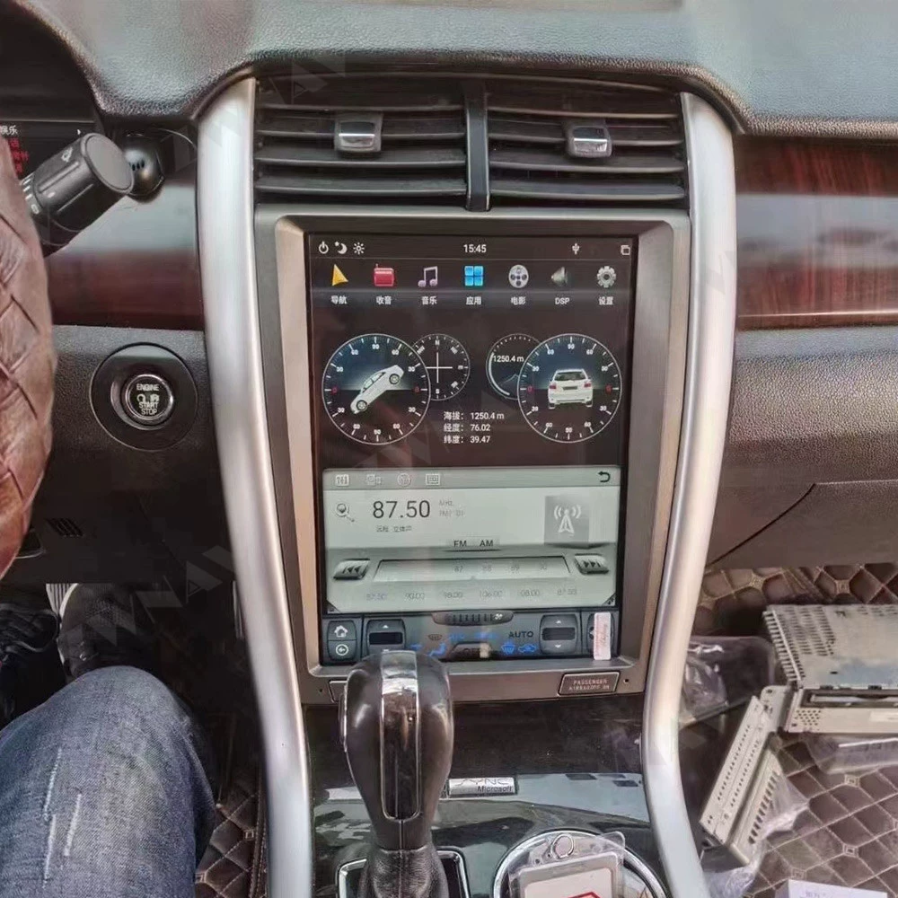 Android 9.0 CarPlay + DSP, подходит для Ford Ruijie 2008-2015, большой вертикальный умный навигатор