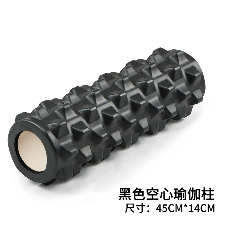 メーカー45cmフィットネスフォームシャフト筋肉リラックスローリングヨガコラム狼牙棒ローラー初心者マッサージ脚|undefined