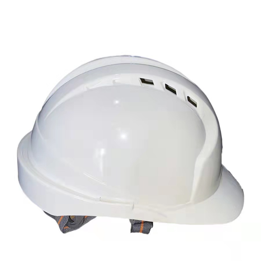 三筋透气ABS及创安全帽旋钮电力施工建筑工程工人防砸安全帽印字
