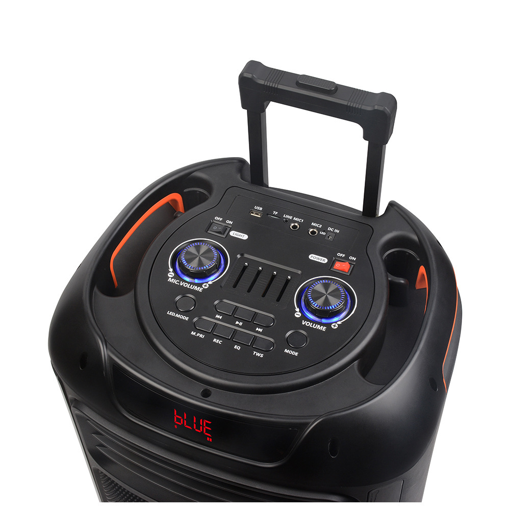 NDR - 325 altavoz bluetooth 15 pulgadas barra de tracción al aire libre portátil luz móvil sonido 5.0 subwoofer estéreo