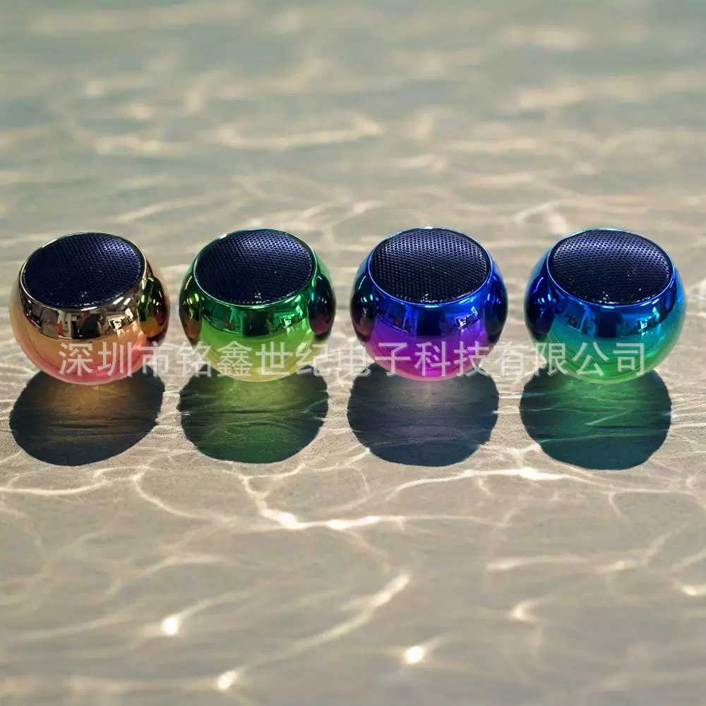 Портативная Bluetooth-колонка M3 с гальваническим покрытием, миниатюрная, оптовая продажа напрямую с завода, идеальный подарок