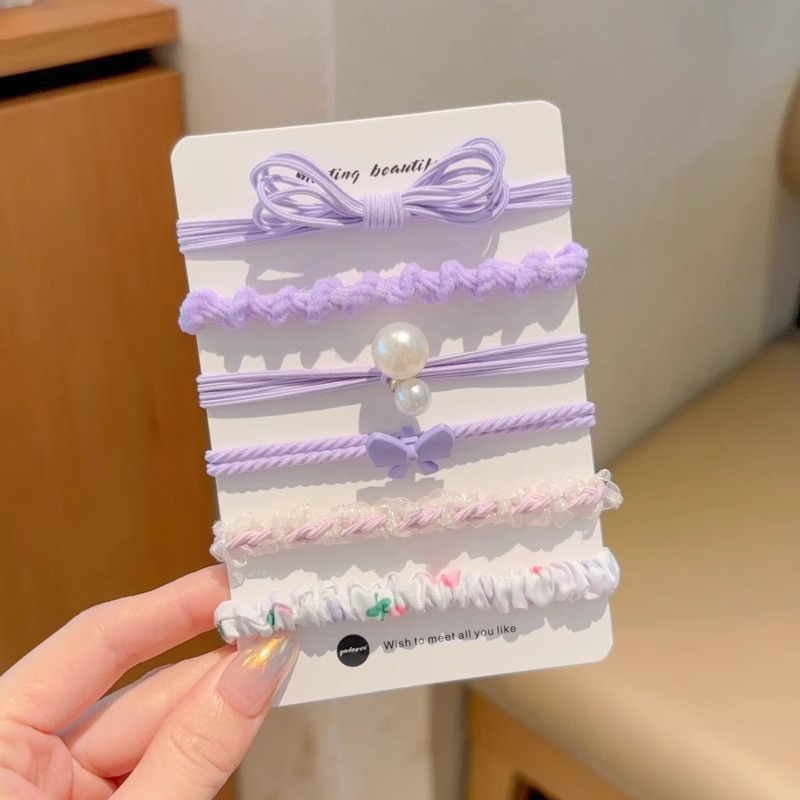 Niños de dibujos animados coloridos cuerda de cabeza niñas atadas artefactos de cabello de alta elasticidad anillo de cabello niñas no lastiman cabello de cabello de cola de caballo