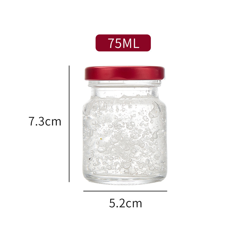 75ml 두꺼운 바닥; 투명