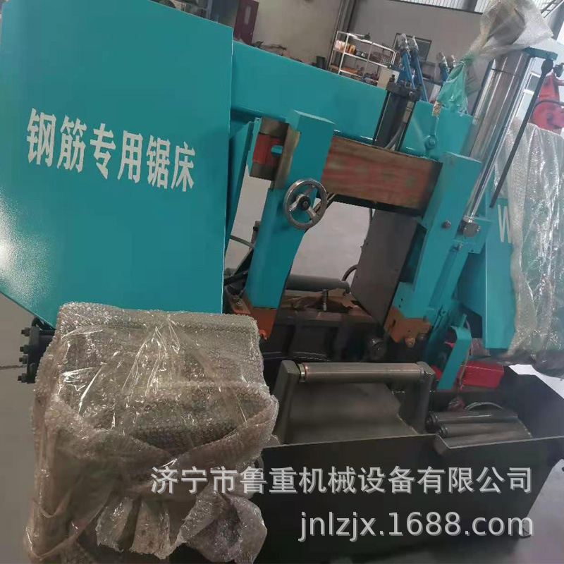 GY5040钢筋卧式带锯床 整捆钢筋锯切线 锯床流水线带电动上料架