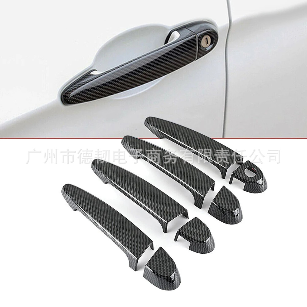 Suitable for BMW E87 E90 E91 E92 E93 F30 X1 X2 X3 X4 X5 X6 carbon fiber pattern handle